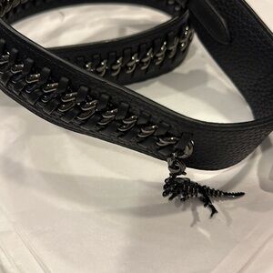 RARE Coach Rexy Leather Chain Strap Charm Replacement Novelty 87322 & bag 50715